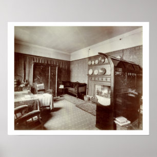 Drawing room, Kelmscott House, London, 1896 (photo Poster