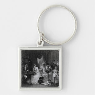 Drawing Room Scene, from 'The Social Day' by Peter Keychain
