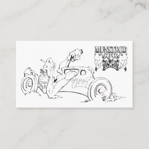 Drawing  Street rod Business Card
