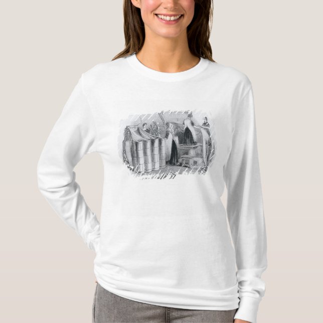 Drawing the Worsted into Slivers T-Shirt (Front)