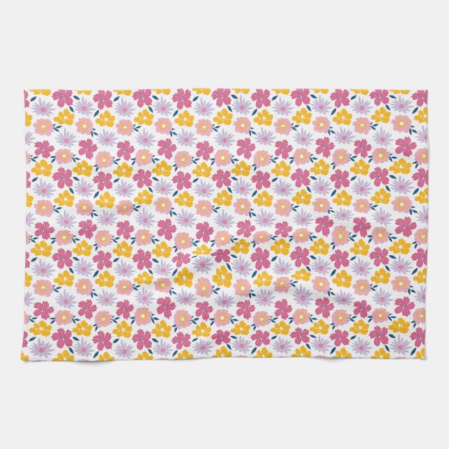 Drawing Them From Their Homes Kitchen Towel (Horizontal)