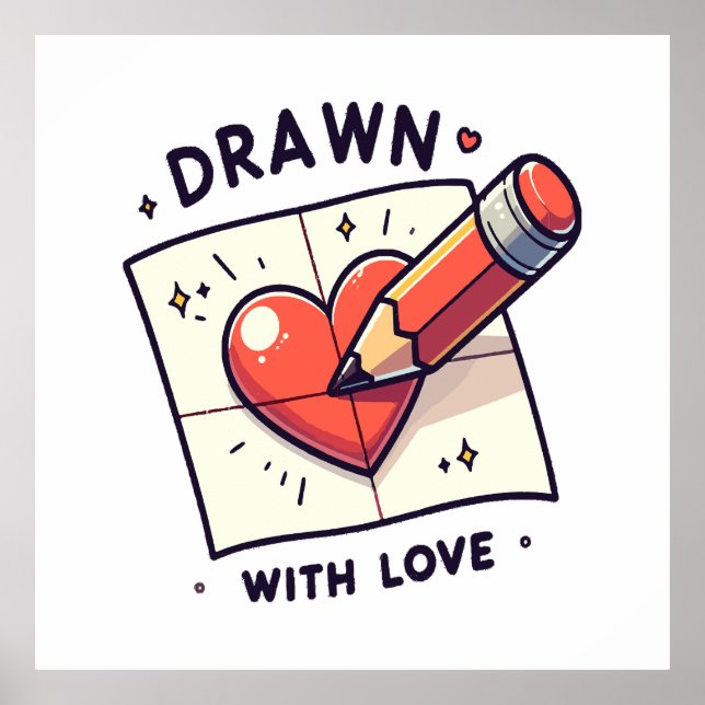 Drawing with love poster (Front)