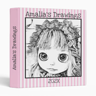 drawings album, artist album, artwork binder