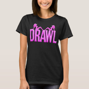 Drawl Mudflaps Womens Dark T-Shirt