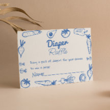 Drawn Blue Locally Grown Baby Boy Diaper Raffle