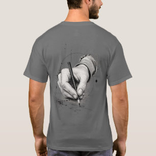 Drawn by Hand, Powered by Passion T-Shirt