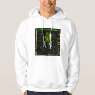 Drawn cactus hoodie