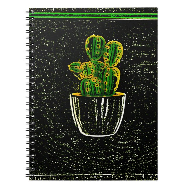 Drawn cactus notebook (Front)