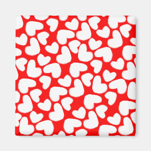 Drawn Hearts 2014 Magnet