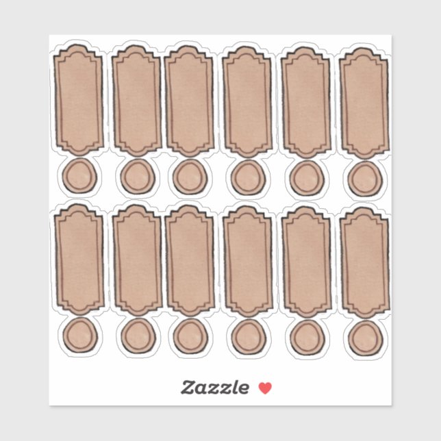Drawn & Painted Bottle Labels d2 Sheet (Sheet)