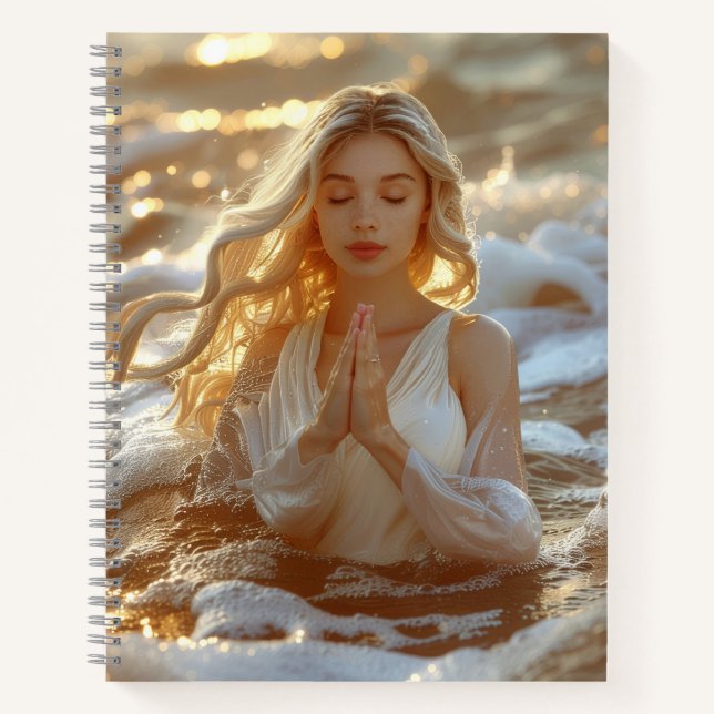 Drawstring Backpack Notebook (Front)