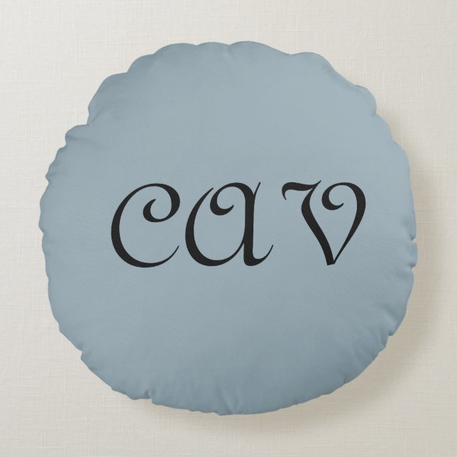 Drawstring Backpack Round Pillow (Front)