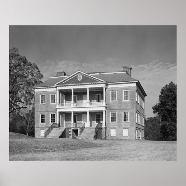 Drayton Hall Plantation, Charleston SC Poster (Devant)