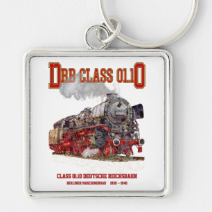 DRB Class 01.10 Steam Train. Deutsche Reichsbahn Keychain