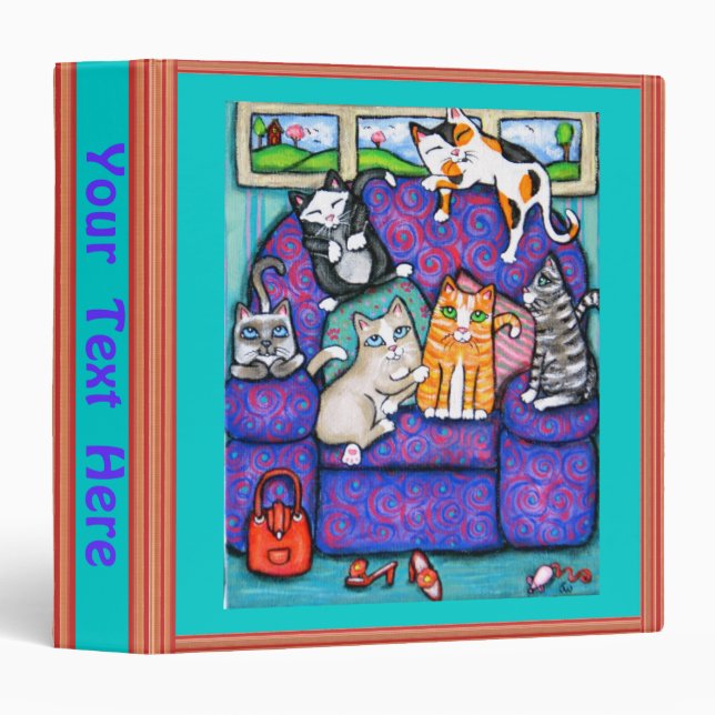DrCats fait sur commande sur le classeur d'art de (Devant/Côté)