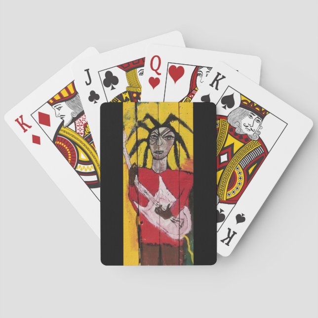 DREAD AS GUITARIST PLAYING CARDS (Back)