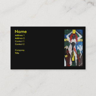 DREAD AS RED HEAD JESUS BUSINESS CARD
