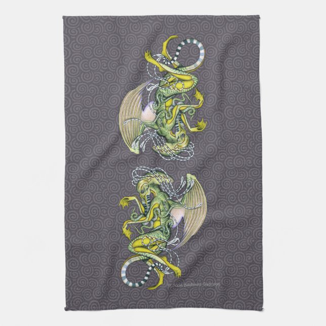 Dread Cthulhu Kitchen Towels Style 2 (Vertical)
