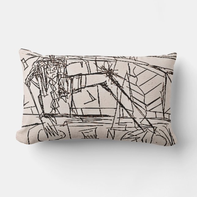 DREAD DJ LUMBAR PILLOW (Front)