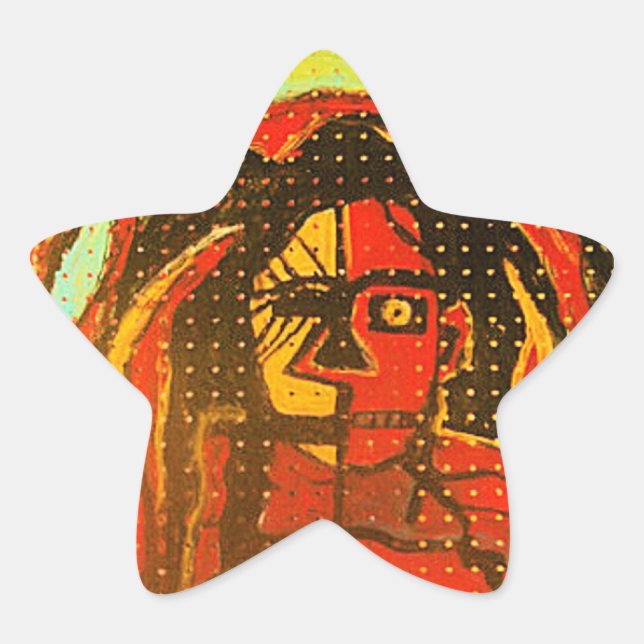 DREAD PEG BOARD STAR STICKER (Front)
