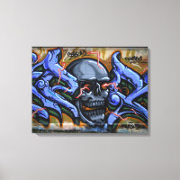 Dreadful Skull With Burning Eyes