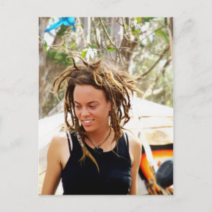 Dreadlock Girl Postcard