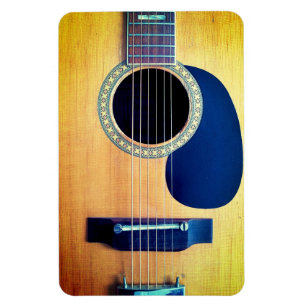 Dreadnought Acoustic 6-String Guitar Artist Design Magnet