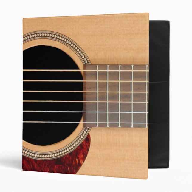 Dreadnought Acoustic 6 String Guitar Binder (Front/Inside)