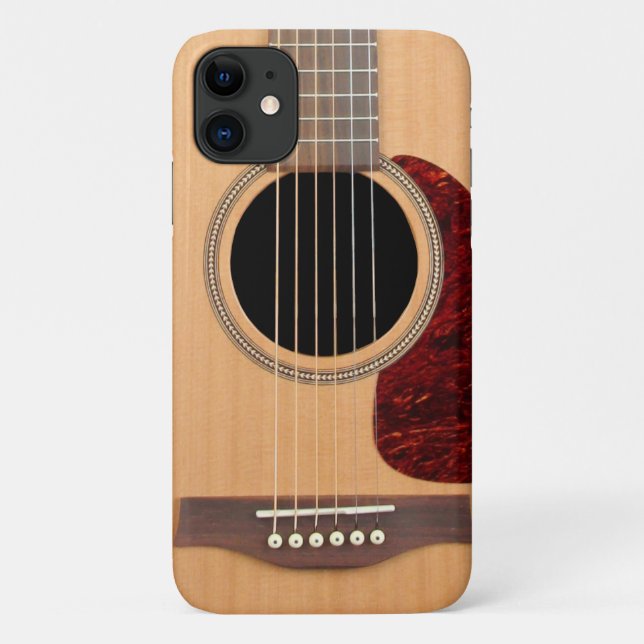 Dreadnought Acoustic 6 String Guitar Case-Mate iPhone Case (Back)
