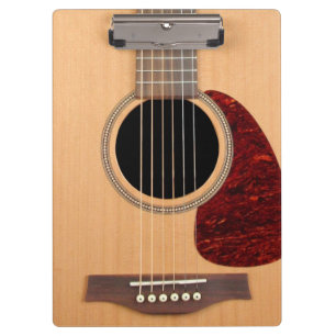 Dreadnought Acoustic 6 String Guitar Clipboard