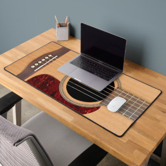 Dreadnought Acoustic 6 String Guitar Desk Mat