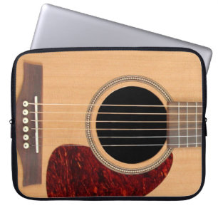 Dreadnought Acoustic 6 String Guitar Laptop Sleeve