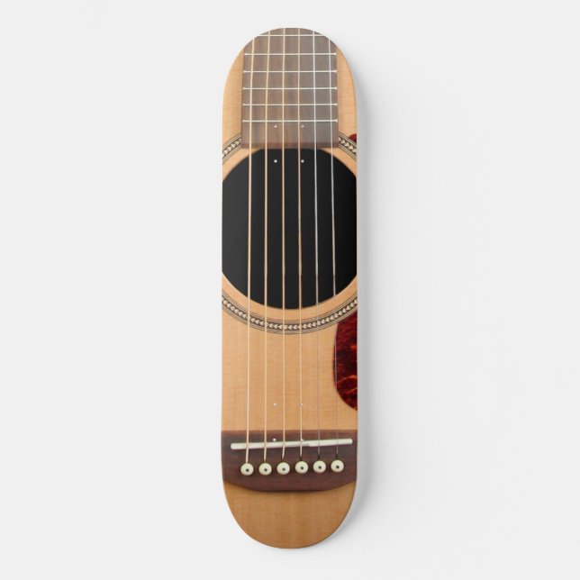 Dreadnought Acoustic 6-String Guitar Skateboard (Front)