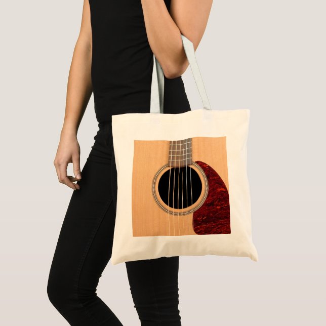 Dreadnought Acoustic 6 String Guitar Tote Bag (Front (Product))