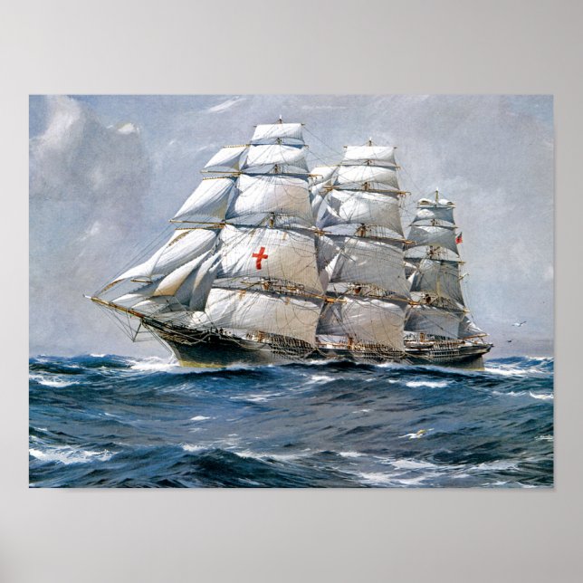 Dreadnought Sailing Clipper Poster (Front)