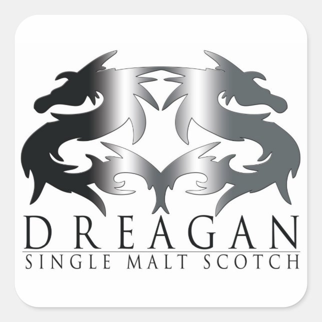 Dreagan Square Sticker (Front)