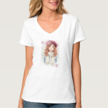 Dream and Bloom Artistic Feminine Watercolor Women