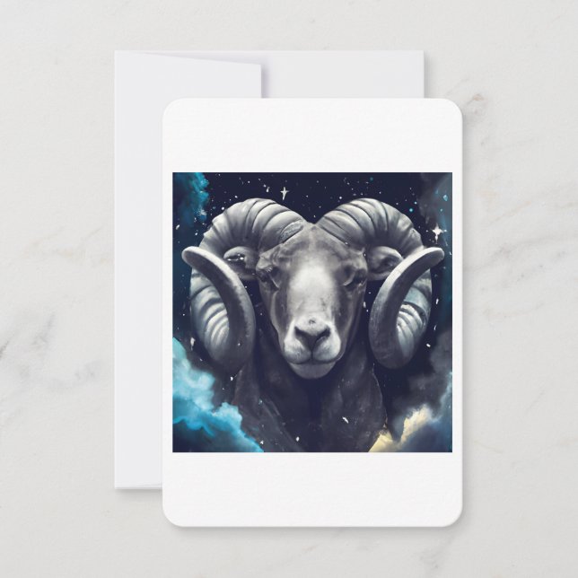Dream Aries  Thank You Card (Front)