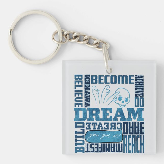 Dream - ASL Design Keychain (Front)