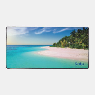 Dream Beach (personalized name) Yoga Mat