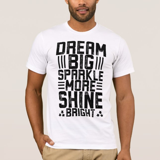  “Dream, Believe, Conquer - Unleash Your Potential T-Shirt (Front)