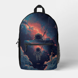 Dream Beyond Gravity Printed Backpack