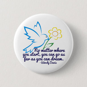 Dream Big 2 Inch Round Button
