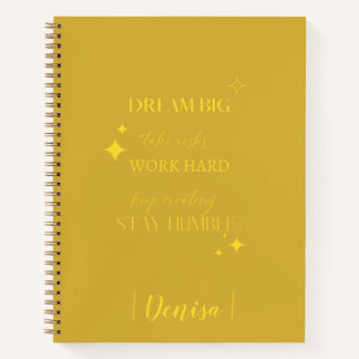 Dream Big | Add Your Name Journal