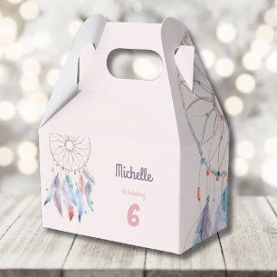 Dream Big Boho vibrant Dreamcatcher Birthday Favor Box