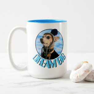 "Dream Big" Carlos B. Dog Two-Tone Coffee Mug