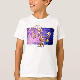 DREAM BIG CHRISTMAS REINDEER by Jeff Willis Art T-Shirt