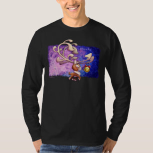 DREAM BIG CHRISTMAS REINDEER by Jeff Willis Art T-Shirt