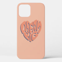 Dream Big: Coral and Apricot Motivational Advice
