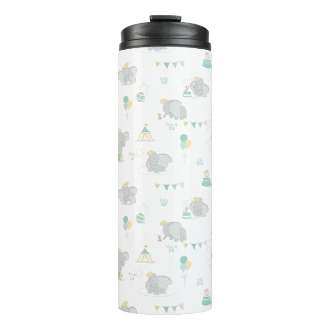 Dream Big Dumbo Pattern Thermal Tumbler (Front)
